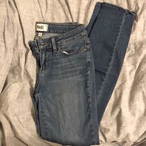 Paige Verdugo ankle jeans | ripped knees | midrise